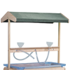 Playscapes Nursery Wooden Sand & Water Station - H59cm + Canopy & Accessory Kit H59CM Wooden Sand & Water Station | Sand & Water | www.ee-supplies.co.uk