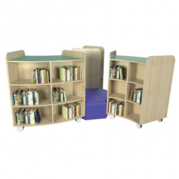 KubbyClass Grand Bookcase Island With Centre Seat KubbyClass Grand Bookcase Island With Centre Seat | Bookcases | www.ee-supplies.co.uk