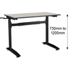 HA600 Height Adjustable Table - Bullnose Edge HA600 Height Adjustable Table - Bullnose Edge |  www.ee-supplies.co.uk