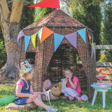 Hand Woven Wicker Hut Large Hand Woven Wicker Hut Large Wicker Den | Great Outdoors | www.ee-supplies.co.uk