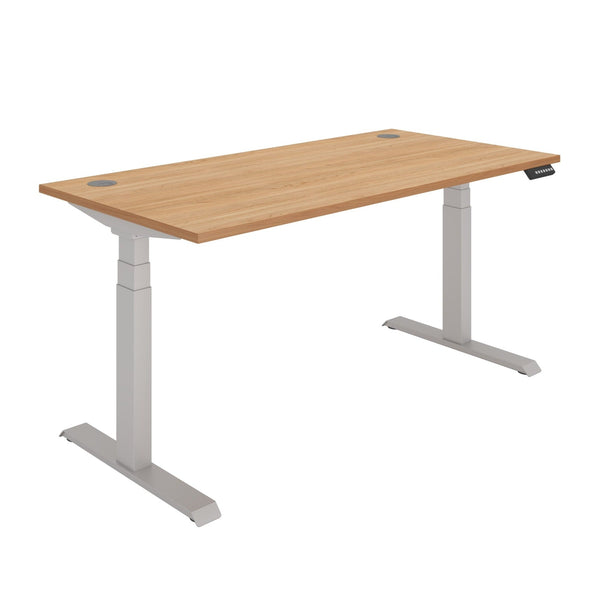 Economy Sit Stand Height Adjustable Desk Height Adjustable Table - Duraform Edge | HA200 Series |  www.ee-supplies.co.uk