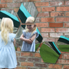 Hexagon Nursery Safety Wall Mirror Garden Flower Nursery Safety Wall Mirror | Reflections | www.ee-supplies.co.uk