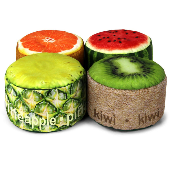 Indoor/Outdoor Mini Fruit Beanbag Stool Set Indoor/Outdoor Mini Fruit Beanbag Stool Set | ee-supplies.co.uk