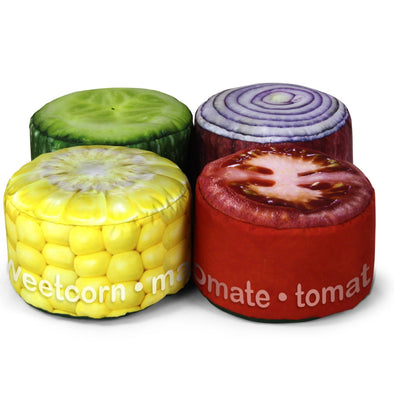 Indoor/Outdoor Mini Fruit Vegtable Beanbag Stool Sets Acorn Oversized Printed Fruit & Salad Floor Bean Bag | Acorn Furniture | .ee-supplies.co.uk