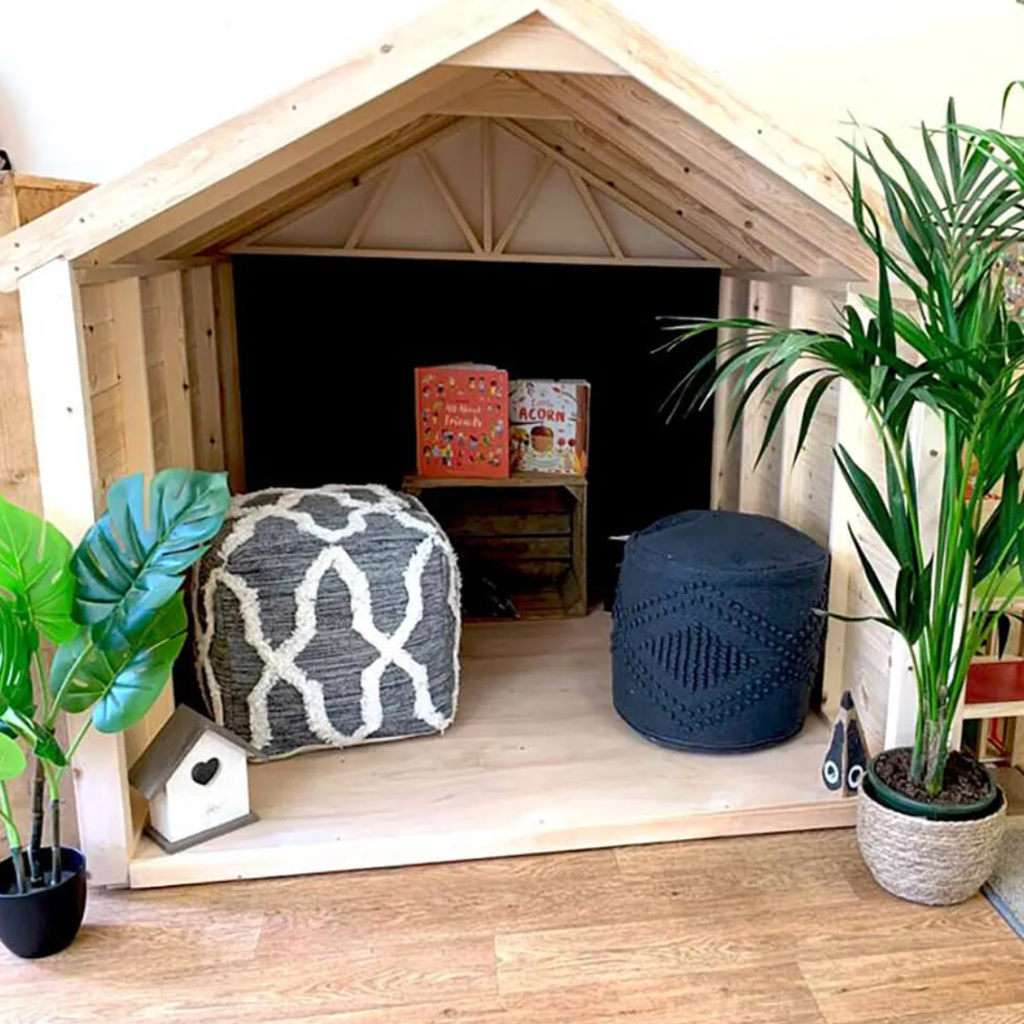 Indoor Wooden Reading House | Nursery Furniture | www.ee-supplies.co.uk ...