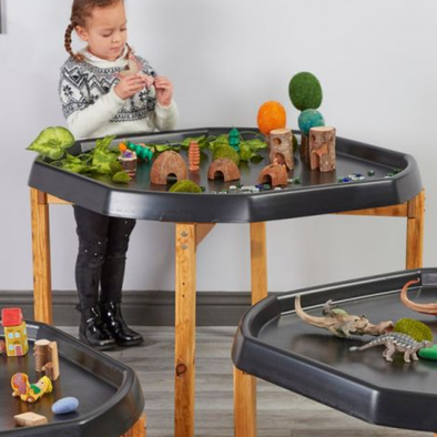 Indoor Wooden Tuff Spot Tray Stand - (H)660cm Indoor Wooden Tuff Spot Tray Stand - (H)660cm | Early Years | www.ee-supplies.co.uk