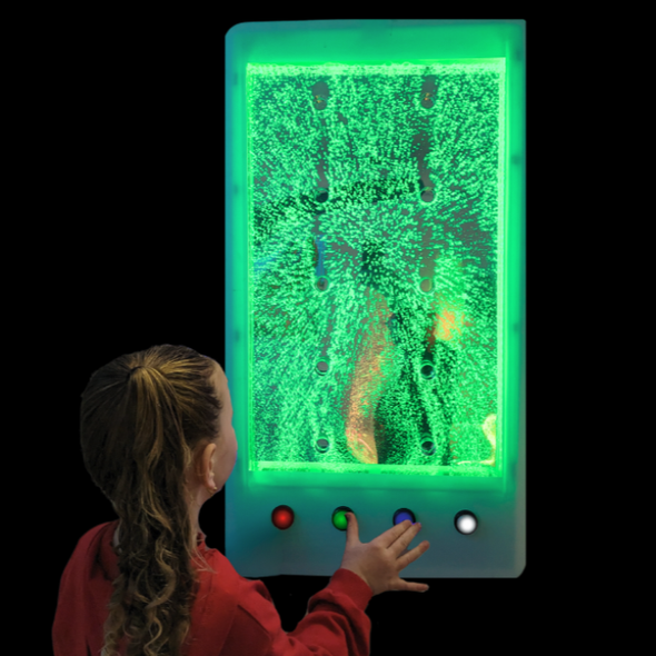 Interactive Bubble Wall With Large Light Up Buttons – 110 x 60cm Interactive Bubble Wall With Large Light Up Buttons – H110cm | Sensory | www.ee-supplies.co.uk