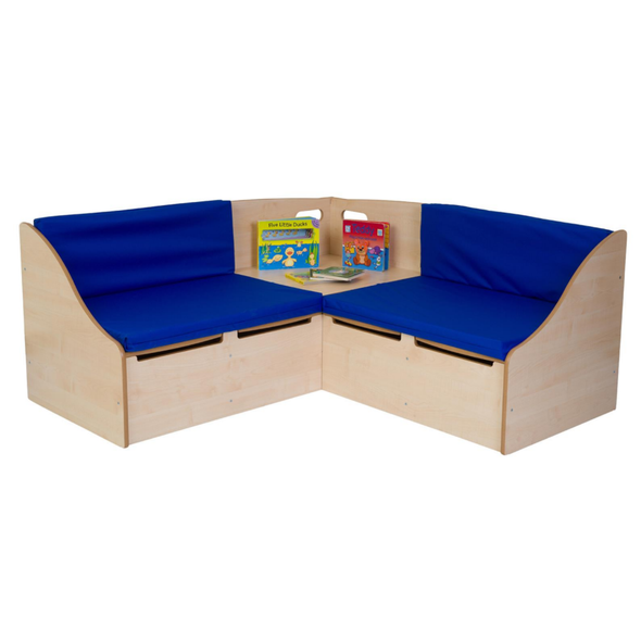 Junior Reading Corner + Under Seat Store Junior Reading Corner + Under Seat Store | nursery Seating | www.ee-supplies.co.uk