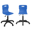 Titan Junior Black Swivel Chair 365-435mm - Sizes 3 / 4 - Ages 6-11 Years Junior Titan Swivel Chair | School Swivel Chair | www.ee-supplies.co.uk