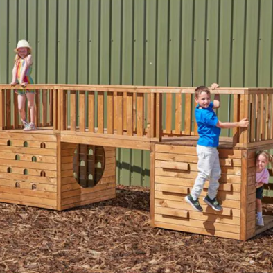 Kendray Cube Climbers Kendray Wooden Cube Set Up | Great Outdoors | www.ee-supplies.co.uk