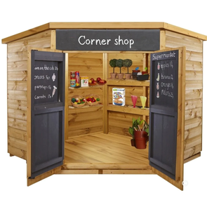 Large Corner Shop Shed Large Corner Shop Shed | Great Outdoors | www.ee-supplies.co.uk