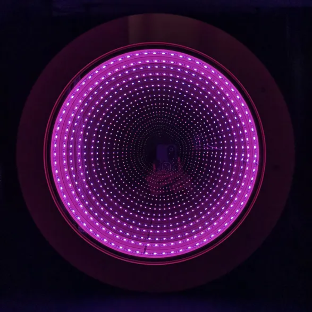 Large Led Infinity Light Mirror + Remote - 50cm | Educational Equipment ...