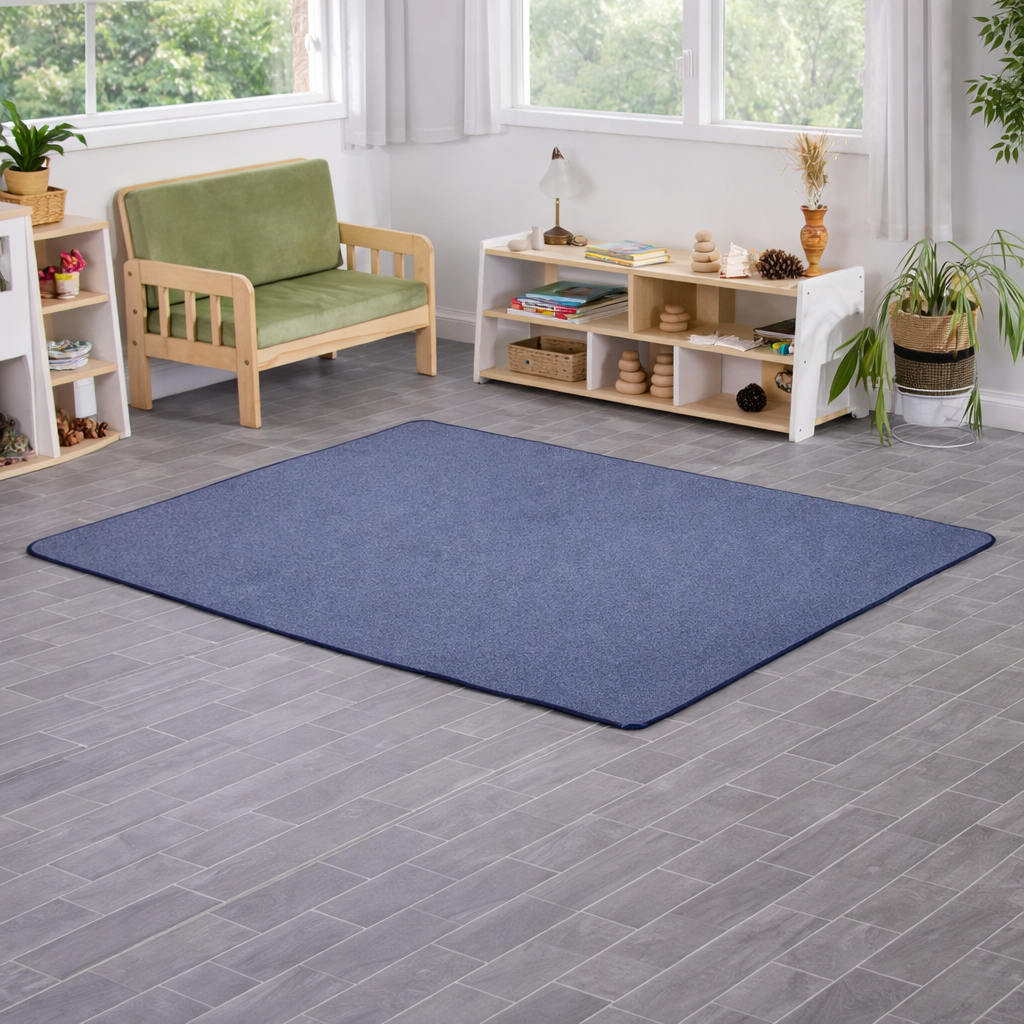 Large Rectangle Rug - Blue L2 x W1.6m | www.ee-supplies.co.uk ...