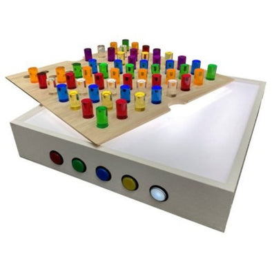 Large Sensory Light Table + Colour Rods Large Sensory Light Table + Colour Rods | Light Panels | www.ee-supplies.co.uk
