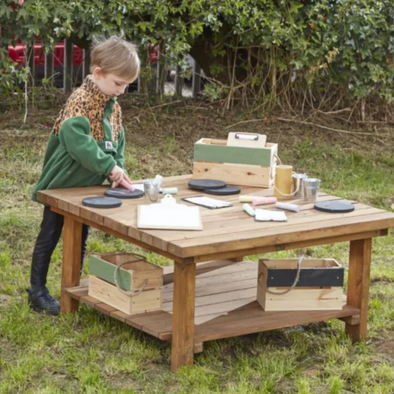 Large Square Timber Play Table Large Square Timber Play Table | climbing | www.ee-supplies.co.uk