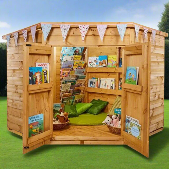 Larger Reading Shelter Wooden Shed Larger Reading Shelter Wooden Shed | www.ee-supplies.co.uk