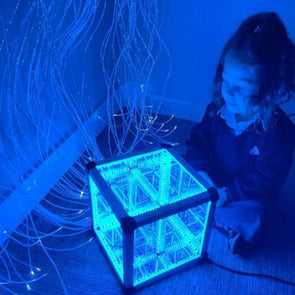 Led infinity cube 25cm Led infinity cube 25cm | Sensory | www.ee-supplies.co.uk