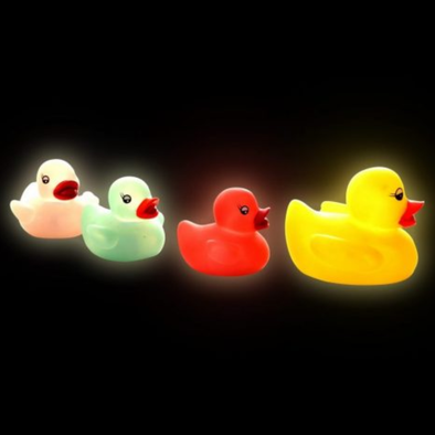 LED Light-Up Flashing Duck Family 8 Pkt LED Light-Up Flashing Duck Family 8 Pkt | Sensory | www.ee-supplies.co.uk