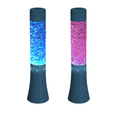 Light Up Glitter Lamp Colour Changing LED Mood Light – 33cm - 2 pcs LED Mood Light Tornado Lamp Visual Effect - 2 Pcs | Sensory | www.ee-supplies.co.uk