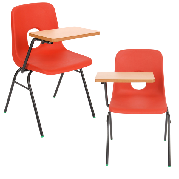 Hille Series E Classic School Poly Chair + Writing Tablet