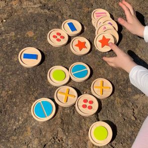 Let’s Feel Tactile Discs Let’s Feel Tactile Discs | Wooden Toys | www.ee-supplies.co.uk