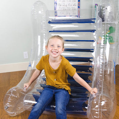 Inflatable Sensory Rocker – 142cm Light Weight Fabric Weighted Blanket | www.ee-supplies.co.uk