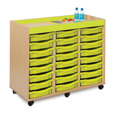 Bubblegum Tray Storage Unit -  24 x Trays Bubblegum Tray Storage Unit | School tray Storage | www.ee-supplies.co.uk