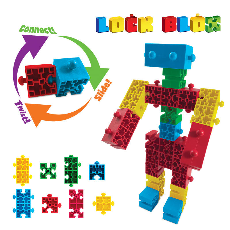 Lock Blox - 32 Pieces | Educational Equipment Supplies