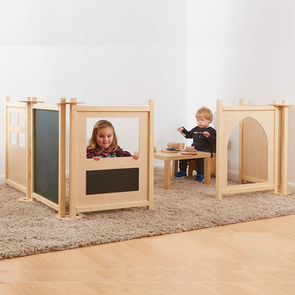 Low Neutral Home Corner Role Play Panels Low Neutral Home Corner Role Play Panels | Nursery Panels Set | www.ee-supplies.co.uk