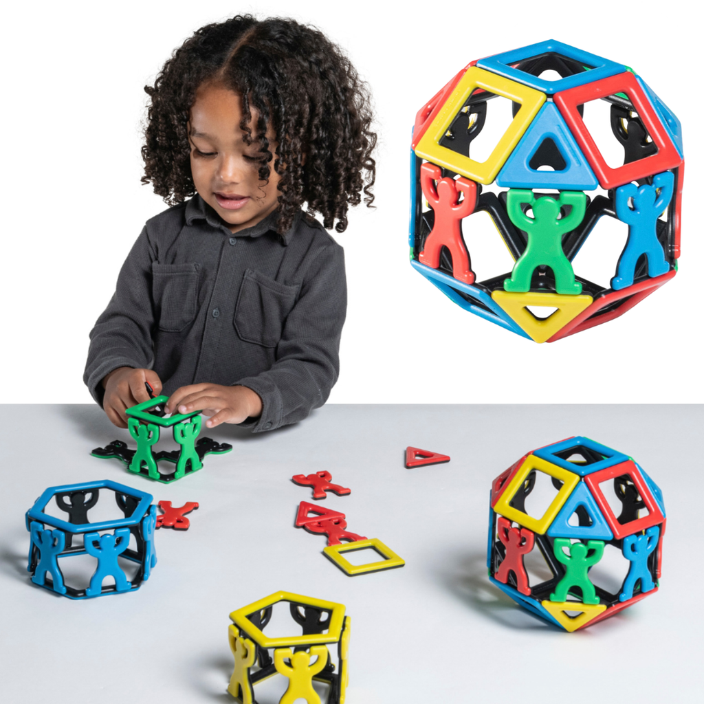 Magnetic Polydron Acrobats Set - 54 Pieces | Polydron | www.ee-supplies ...