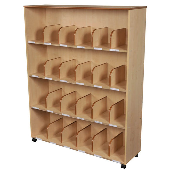 Adult Mobile Bookcase – Maple Maple Adult Bookcase | Bookcase | www.ee-supplies.co.uk