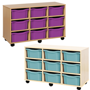 Super Value Double Tray Storage Unit x 9 Trays Super Value Double Tray Storage Unit x 9 Trays| School tray Storage | www.ee-supplies.co.uk