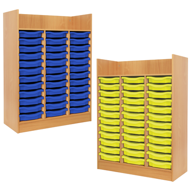 Super Value Tray Storage Unit x 36 Trays Super Value Quad Tray Storage Unit x 2 Trays | School tray Storage | www.ee-supplies.co.uk