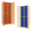 Super Value Tray Storage Unit x 40 Tray Cupboard Super Value Quad Tray Storage Unit x 2 Trays | School tray Storage | www.ee-supplies.co.uk