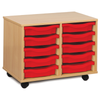 Super Value Tray Storage Unit x 10 Trays Super Value Tray Storage Unit x 10 Trays | School tray Storage | www.ee-supplies.co.uk