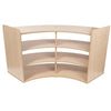 TW Nursery Solway High Curved Shelf TW Nursery Solway Low Curved Shelf | Nursery Furniture | www.ee-supplies.co.uk