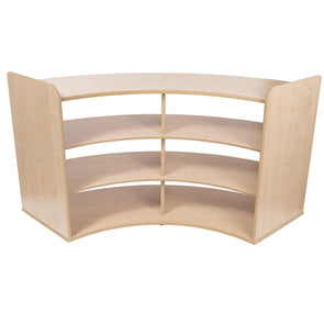 TW Nursery Solway High Curved Shelf TW Nursery Solway Low Curved Shelf | Nursery Furniture | www.ee-supplies.co.uk