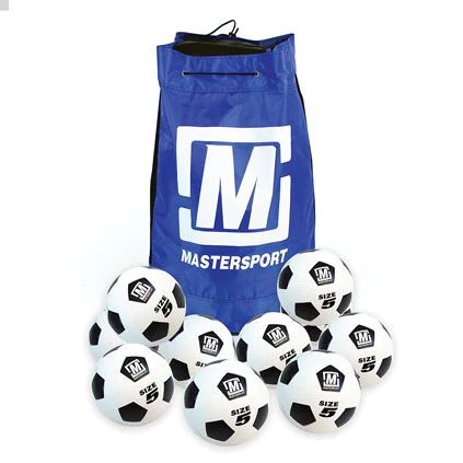 Masterplay Rubber Dimple Football x 10