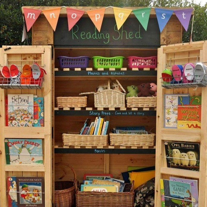 Reading Shed Lettering Wooden Sheds - Reading Shed & Writing Shed Bundle | Educational ...