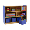 Milan 8 Compartment Cabinet / Tray Store - Blue Milan 8 Compartment Cabinet Blue – 4 Trays | School Tray Storage | www.ee-supplies.co.uk