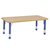 Milan Rectangular Height Adjustable Table - 6 Seater Milan Group Rectangular | School Table | www.ee-supplies.co.uk