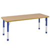 Milan Rectangular Height Adjustable Table - 8 Seater Milan Group Rectangular | School Table | www.ee-supplies.co.uk