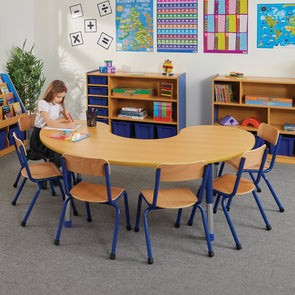 Milan Group Height Adjustable Table - 6 Seater Milan Group Table | School Table | www.ee-supplies.co.uk