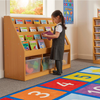 Milan Tiered Bookcase Beech – 3 Large Trays Milan Tiered Bookcase Beech – 3 Large Trays  | Book Display | www.ee-supplies.co.uk