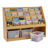 Milan Tiered Bookcase Beech – 3 Large Trays Milan Tiered Bookcase Beech – 3 Large Trays  | Book Display | www.ee-supplies.co.uk