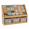 Milan Tiered Bookcase Beech – 3 Large Trays Milan Tiered Bookcase Beech – 3 Large Trays  | Book Display | www.ee-supplies.co.uk