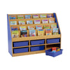 Milan Tiered Bookcase Blue – 6 Small Trays Milan Tiered Bookcase Blue – 6 Small Trays | Book Display | www.ee-supplies.co.uk