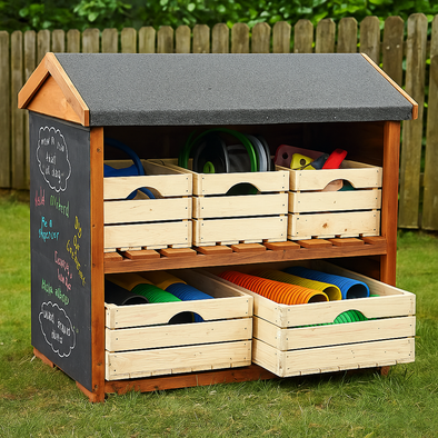 Mini Outdoor Shelves And 5 Storage Boxes Mini Outdoor Shelves And 5 Storage Boxes | www.ee-supplies.co.uk
