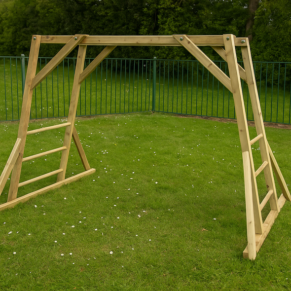 Wooden Outdoor Monkey Bars Wooden Outdoor Monkey Bars | climbing | www.ee-supplies.co.uk