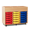 Mobile 18 Tray Art Kinderbox With 6 Compartments Mobile 18 Tray Kinderbox With 6 Compartments | School Tray Storage | www.ee-supplies.co.uk